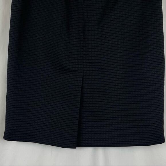 Liz Claiborne Black Textured Academia Career Office Pencil Skirt NWOT Size 8 - Picture 6 of 12